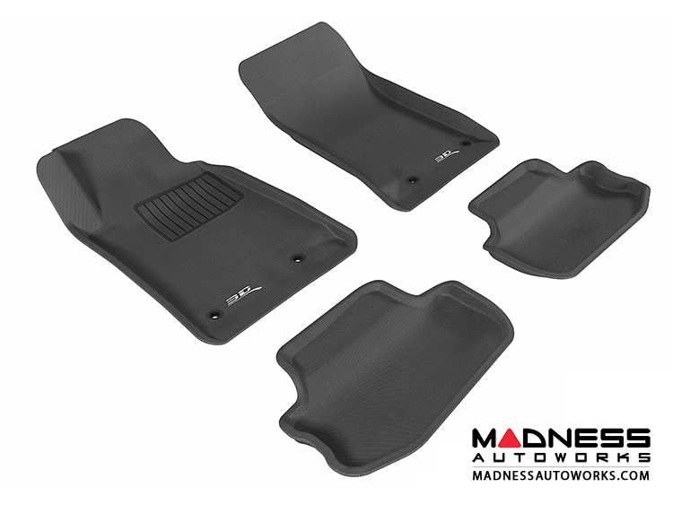Chevrolet Camaro Floor Mats (Set of 4) - Black by 3D MAXpider (2010-2015)